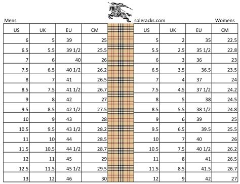 burberry size 40 in us|Burberry men's shoe size chart.